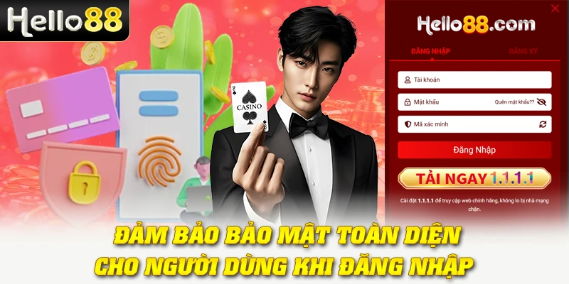 Đảm bảo bảo mật toàn diện cho người dùng khi đăng nhập