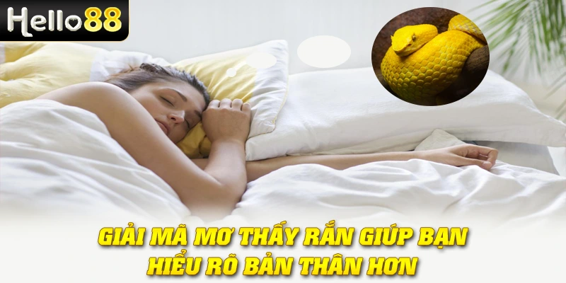 Mơ Thấy Rắn - Hello88 Tiết Lộ Điều Bất Ngờ Về Tài Lộc 2 Giải mã mơ thấy rắn giúp bạn hiểu rõ bản thân hơn