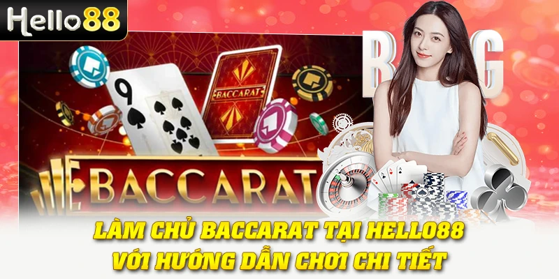 Làm chủ Baccarat tại Hello88 với hướng dẫn chơi chi tiết