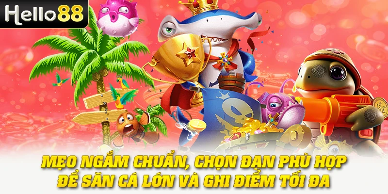 Mẹo ngắm chuẩn, chọn đạn phù hợp để săn cá lớn và ghi điểm tối đa